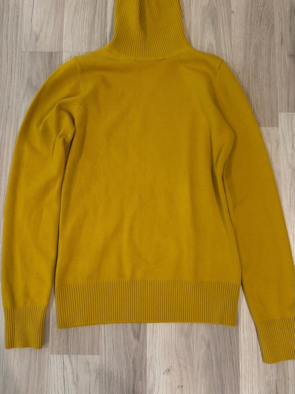 French Connection Men's Mustard Yellow Turtleneck Sweater